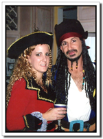 Picture of Rick as Captain Jack Sparrow & Judy as Elizabeth Swann